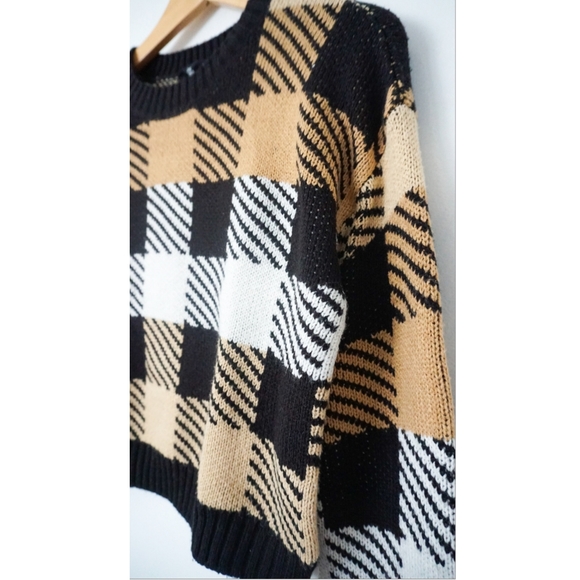 Jay Jays Pattern Knit Crew Neck Jumper Sweater - Picture 2 of 7